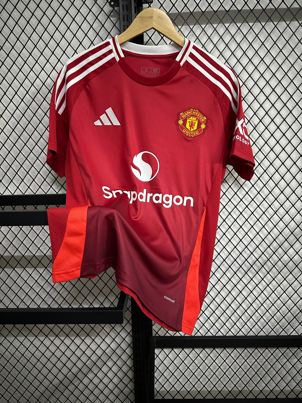 Manchester United Home Kit 2023/24 – Red & Orange Edition
