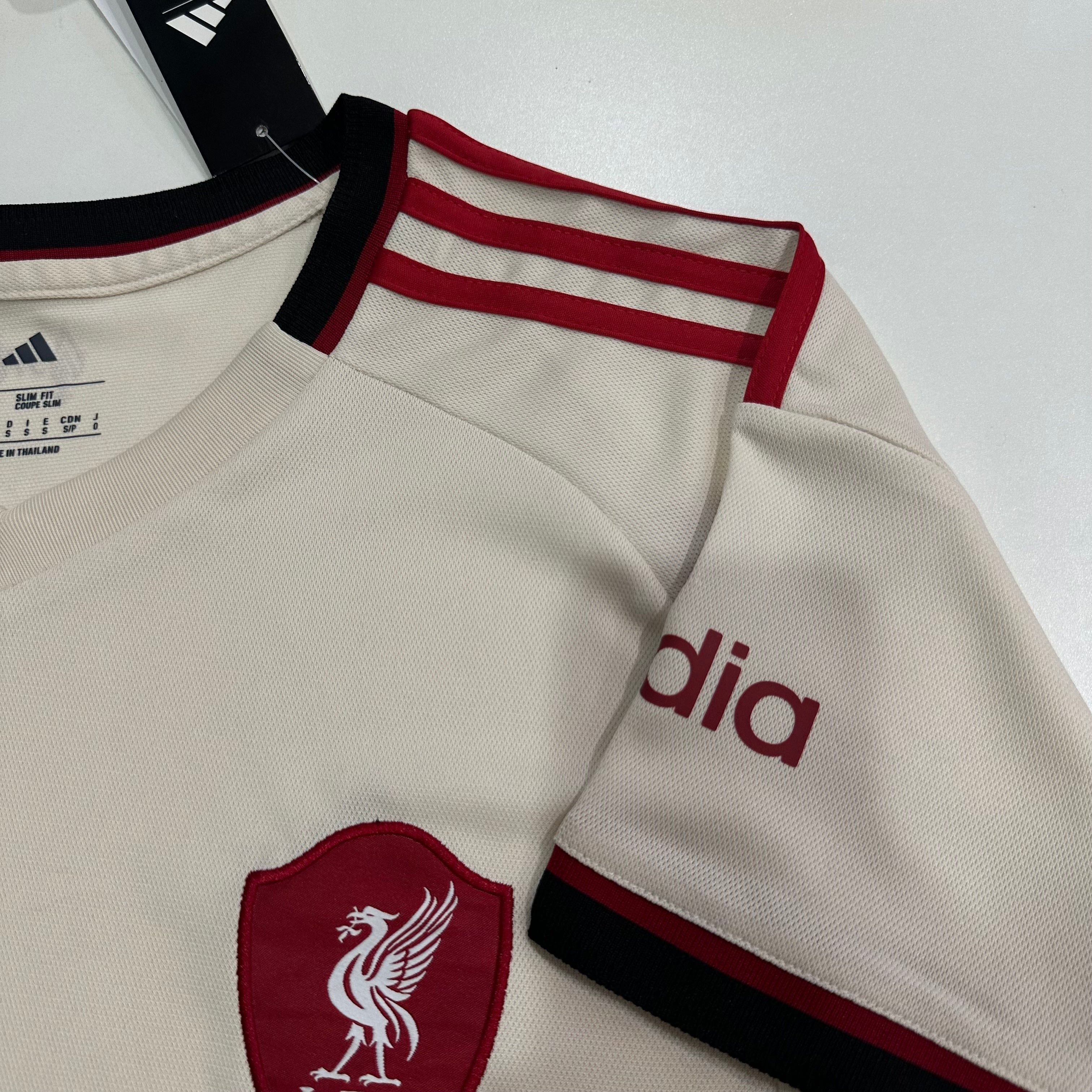 Liverpool Away Kit 2024/25 – Beige & Burgundy Edition