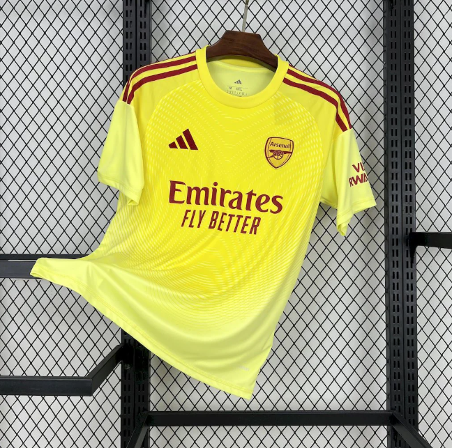Arsenal 2024/25 Goalkeeper Jersey – Yellow Edition