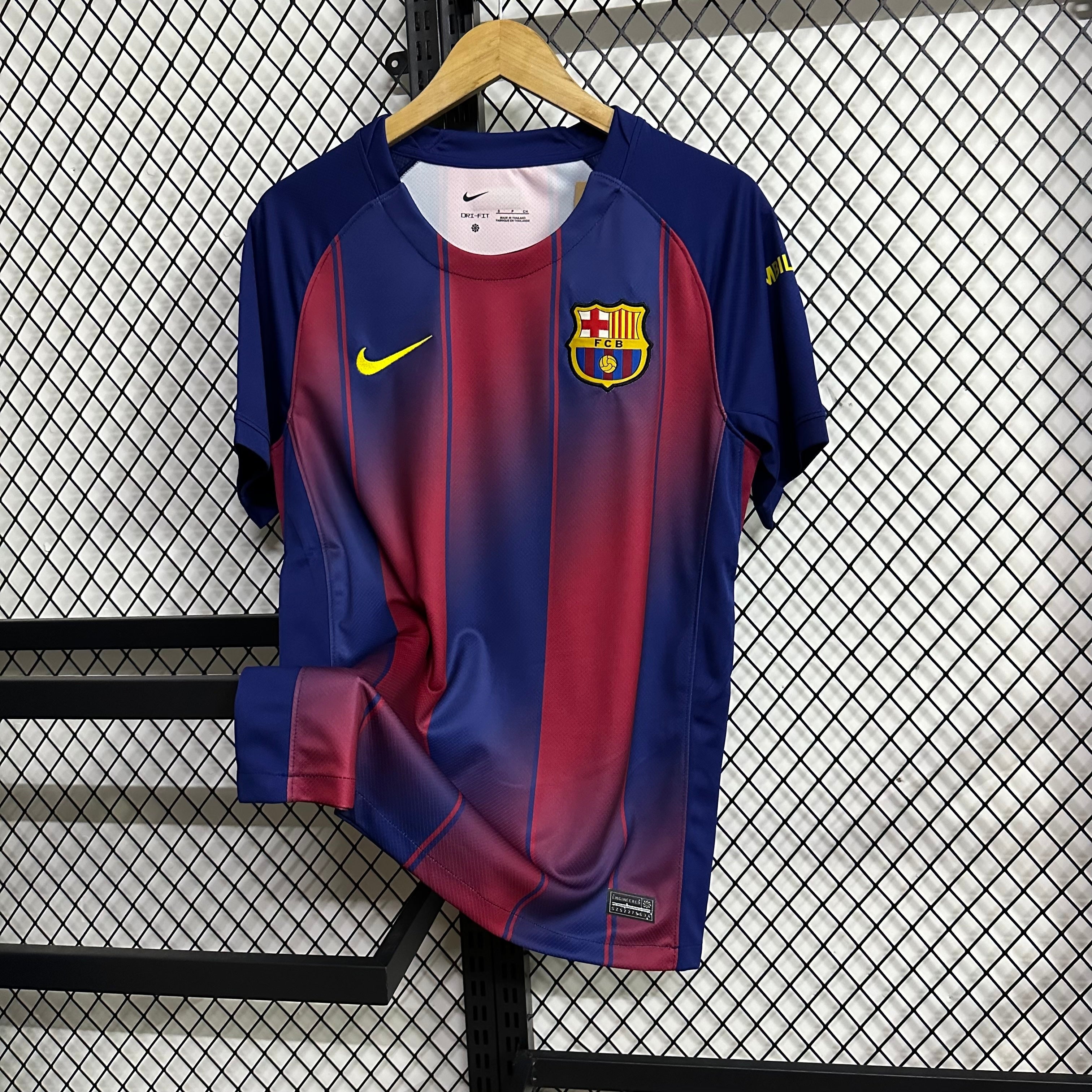 FC Barcelona Home Kit 2024/25 – Authentic No Sponsor Edition