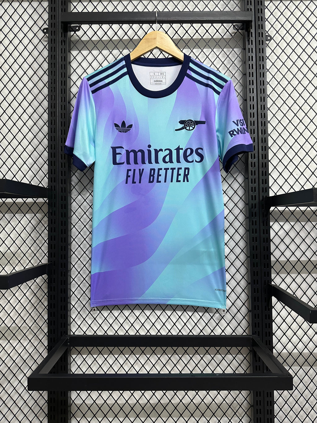 Arsenal Retro Remix Jersey – Purple & Aqua Edition