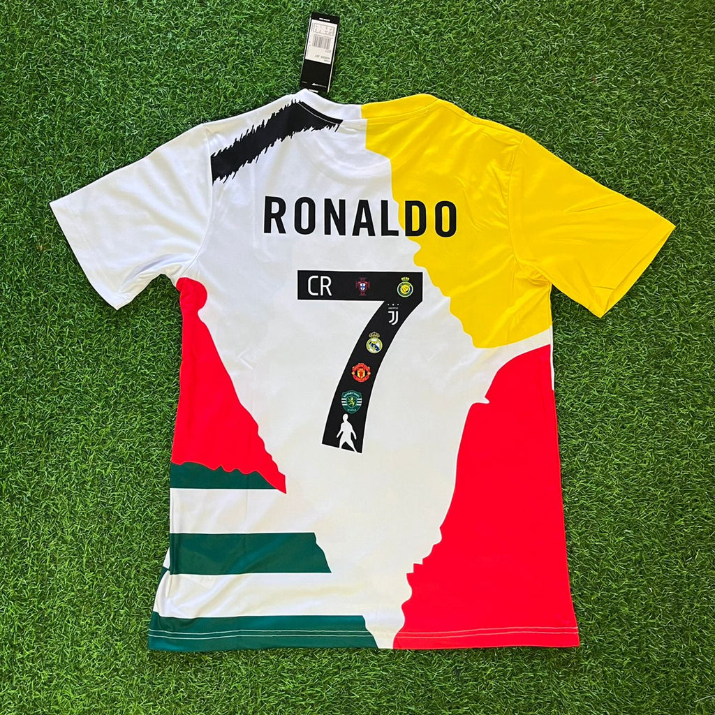 Cristiano Ronaldo #CR7 GOAT Combo Football Jersey – All Teams Special Edition