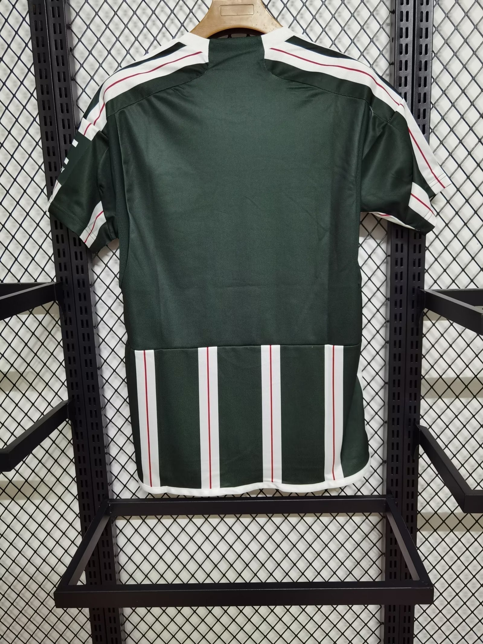 Manchester United Away Kit 2024/25 – Green Stripe Edition