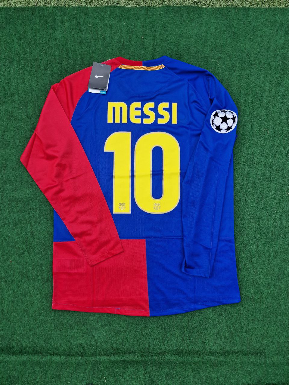 Lionel Messi Barcelona 2009 Rome Champions League Final Retro Jersey
