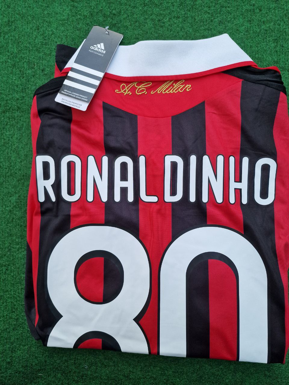Ronaldinho AC Milan 2009-2011 Long-Sleeve Retro Jersey