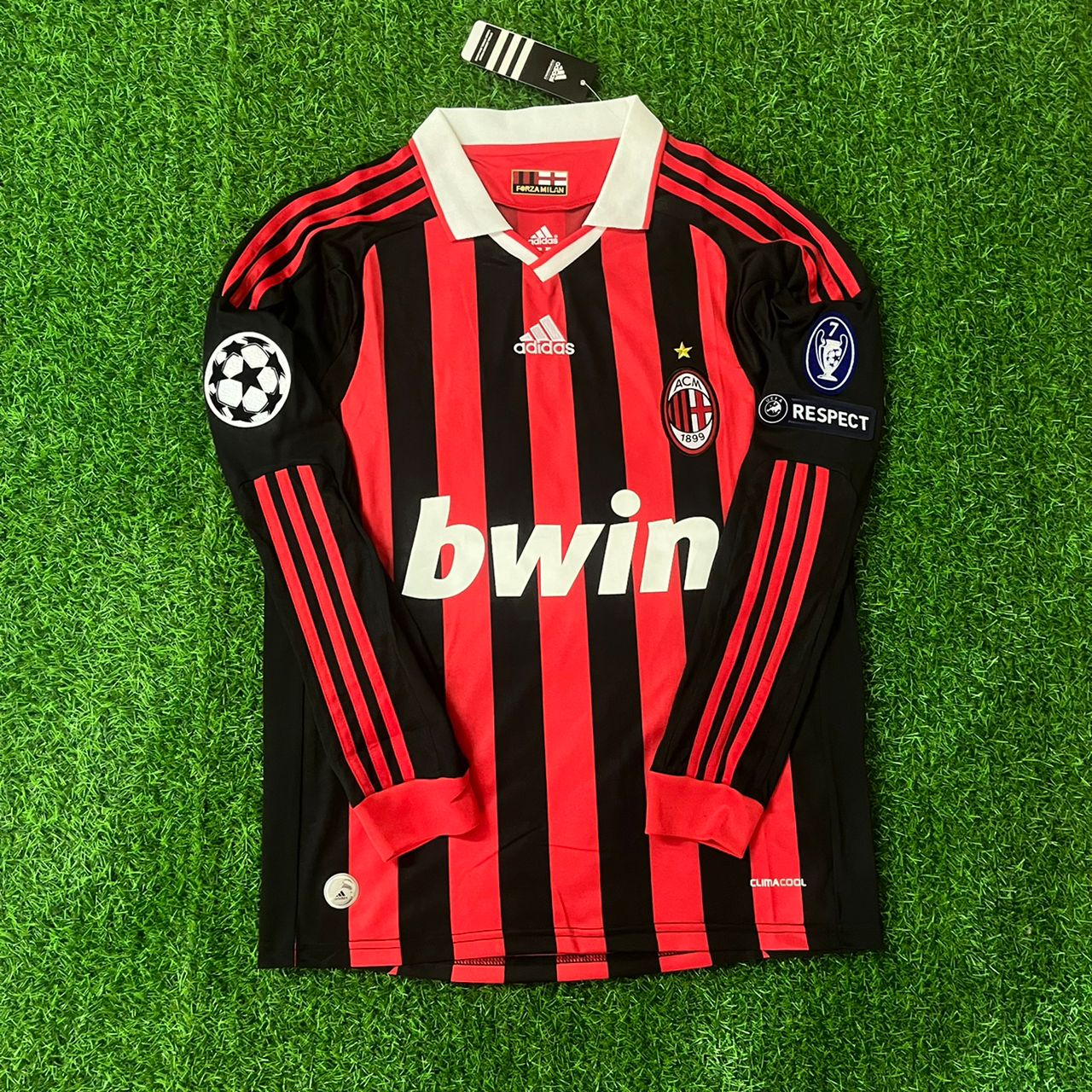 Ronaldinho AC Milan 2009-2011 Long-Sleeve Retro Jersey
